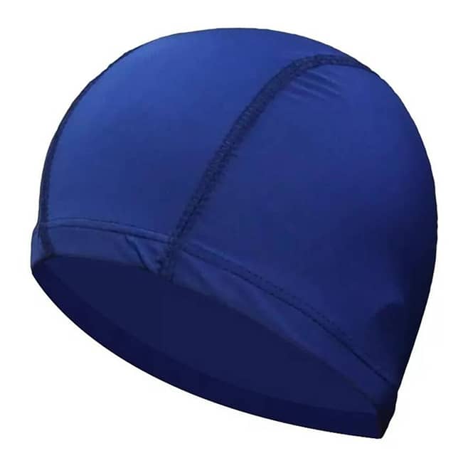 Gorra natacion tela lycra Shark azul